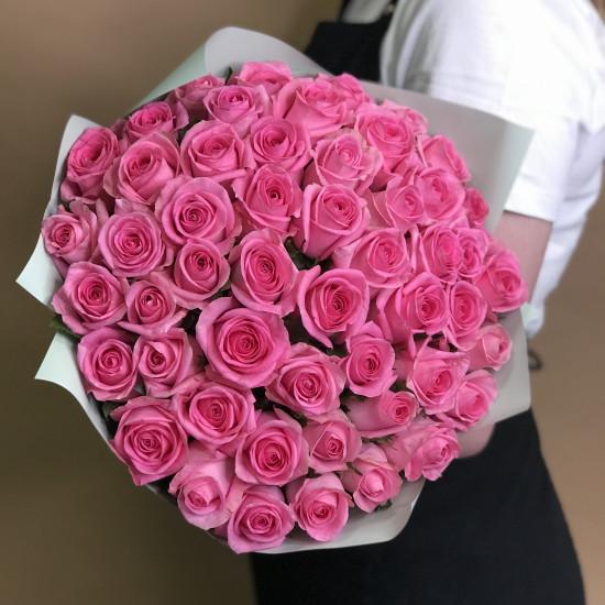Букеты из роз Букет из 51 розы (50 см)